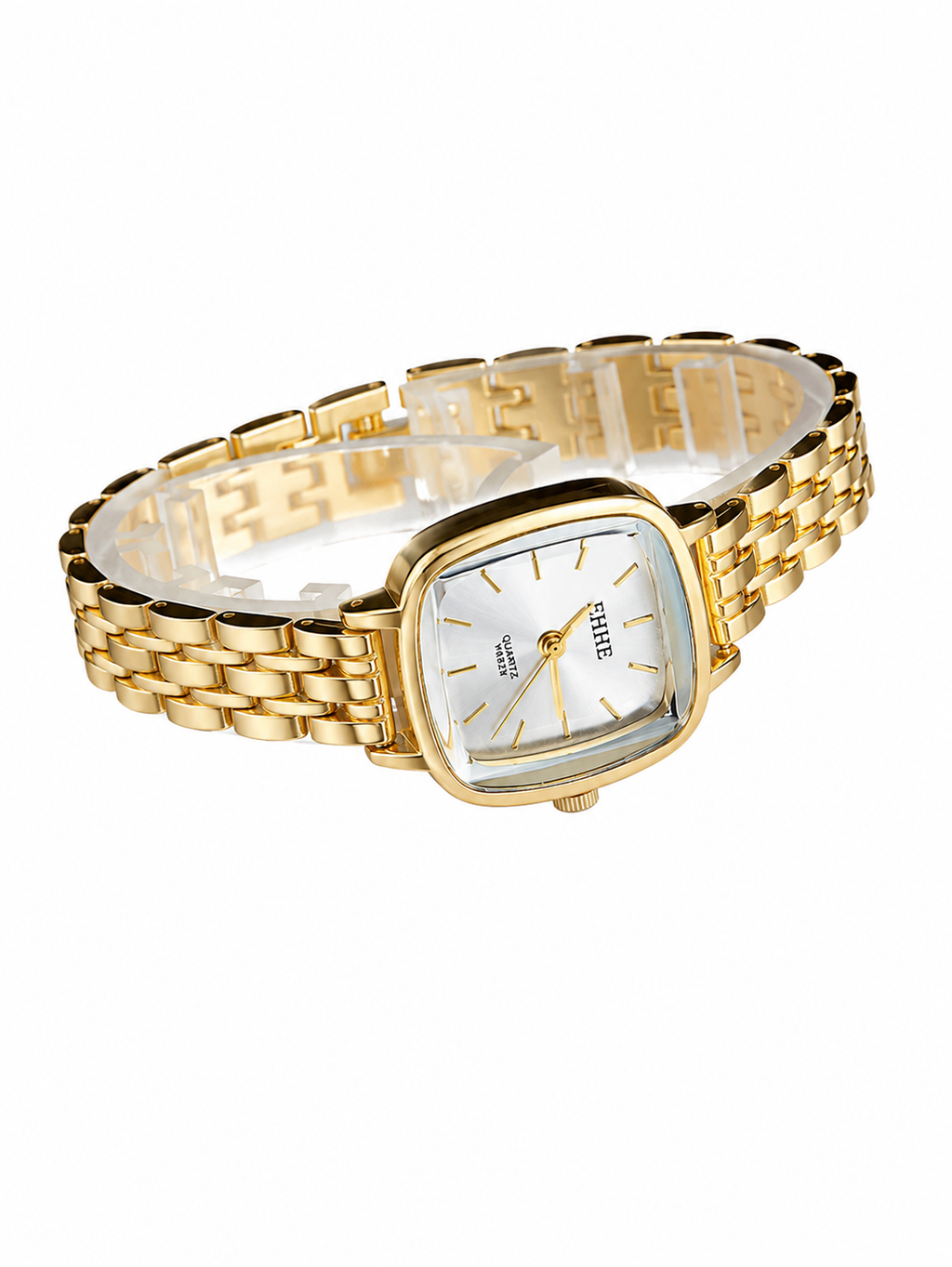 Ehhe Gold Square Watch
