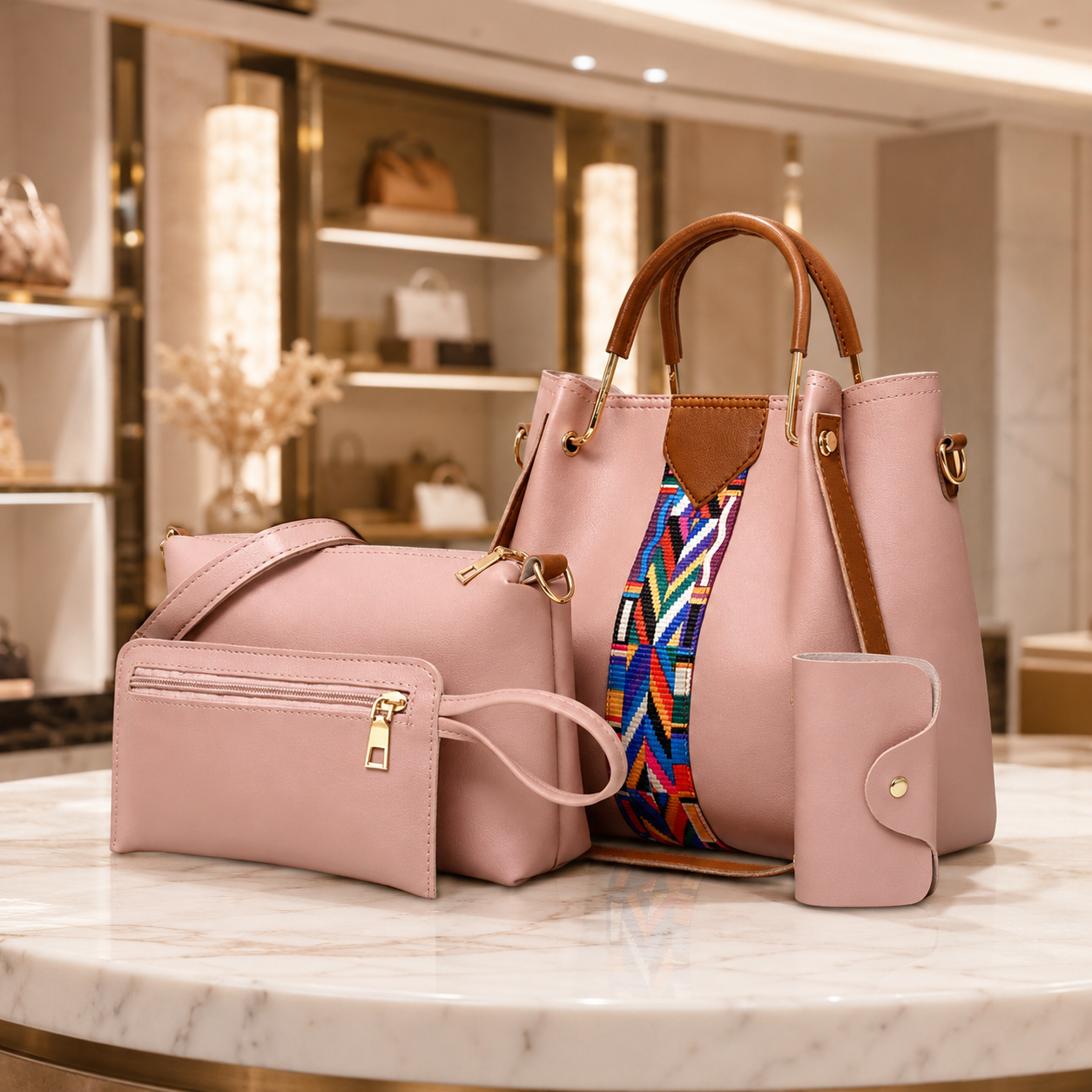 Aveline 4-Piece Handbag Set