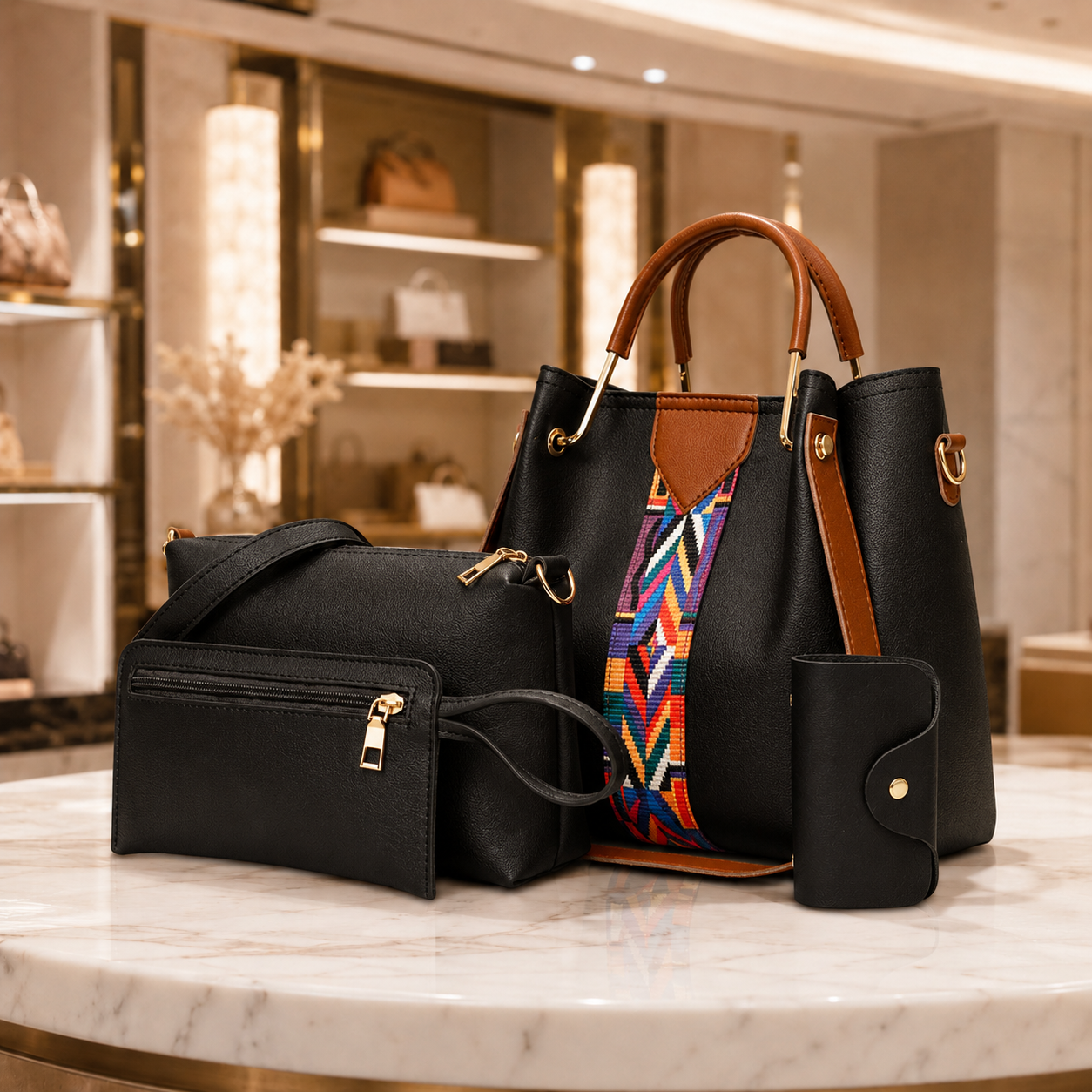 Aveline 4-Piece Handbag Set