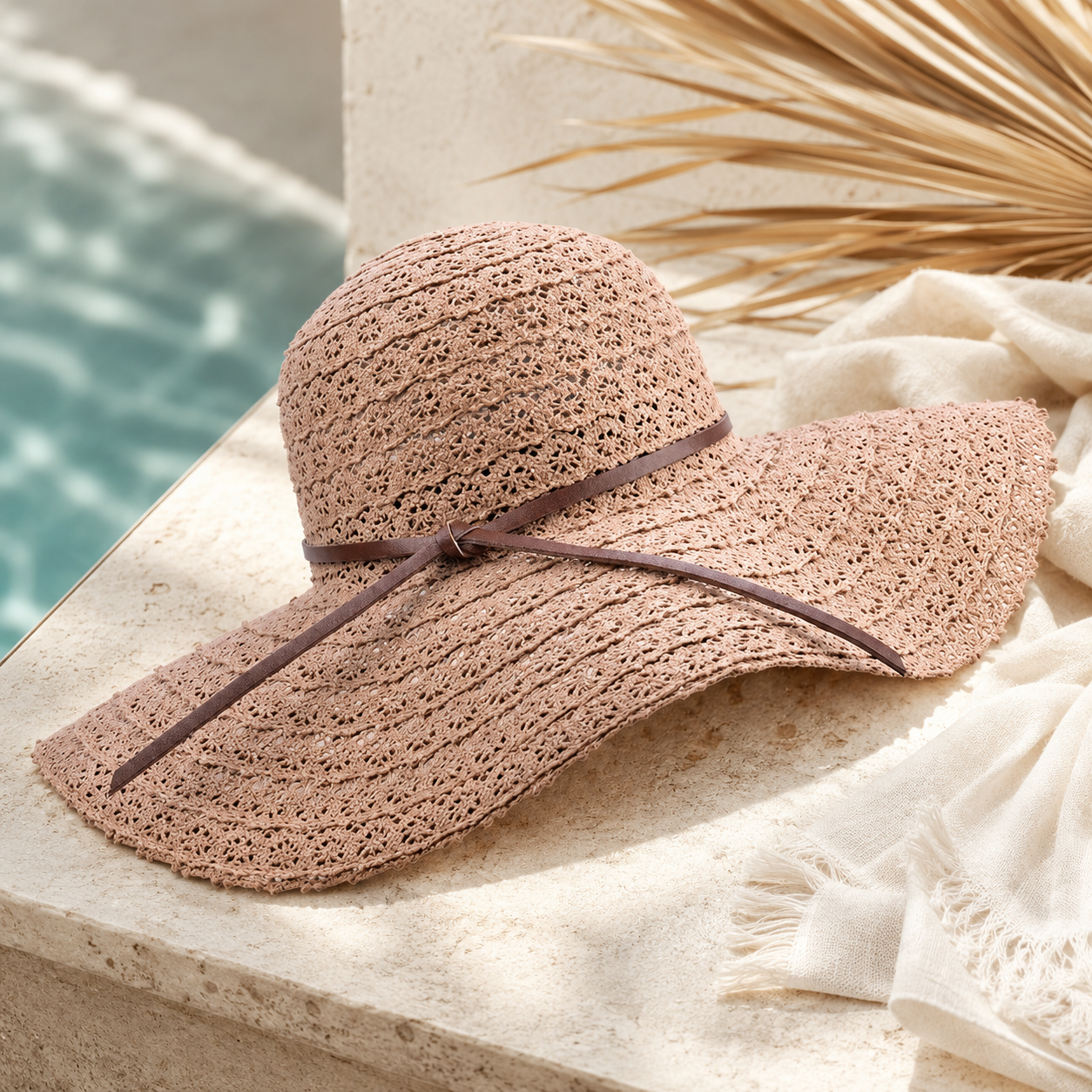 Foldable Wide Brim Beach Hat